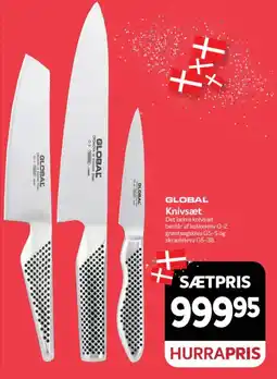 Din Isenkræmmer Global knivsæt tilbud