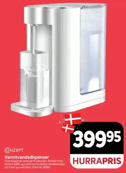 Din Isenkræmmer Concept varmtvandsdispenser tilbud