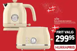Din Isenkræmmer witt retro elkedel eller brødrister tilbud