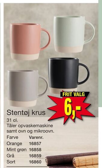 Harald Nyborg Stentøj krus tilbud