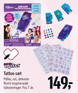 Føtex Tattoo sæt tilbud