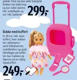 Føtex Dukke med kuffert tilbud