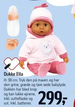 Føtex Dukke Ella tilbud