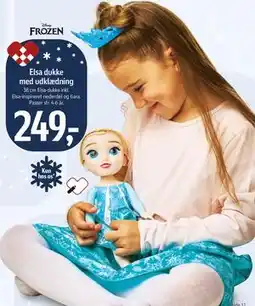Føtex Elsa dukke med udklædning tilbud