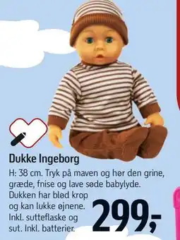 Føtex Dukke Ingeborg tilbud