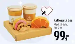 Føtex Kaffesæt i træ tilbud