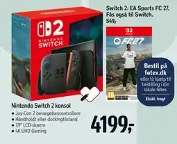 Føtex Nintendo Switch 2 konsol tilbud