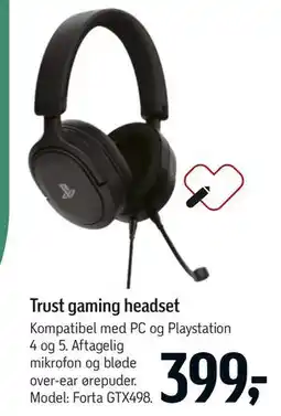 Føtex Trust gaming headset tilbud
