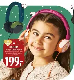 Føtex Philips kabel on-ear tilbud