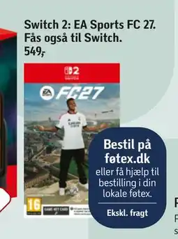 Føtex Switch 2: EA Sports FC 27 tilbud