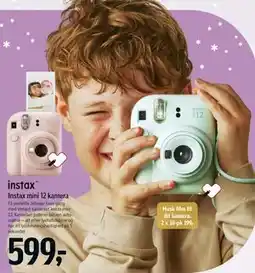 Føtex Instax mini 12 kamera tilbud