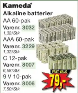 Harald Nyborg Kameda Alkaline batterier (AA 60-pak) tilbud