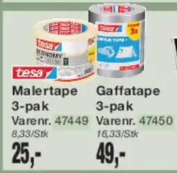 Harald Nyborg Malertape 3-pak tilbud