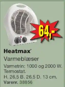 Harald Nyborg Heatmax Varmblæser tilbud