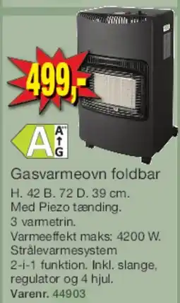 Harald Nyborg Gasvarmeovn foldbar tilbud