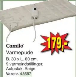 Harald Nyborg Camilo Varmetæppe (130 x 180 cm) - beige tilbud