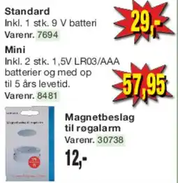 Harald Nyborg Magnetbeslag til røgalarm tilbud