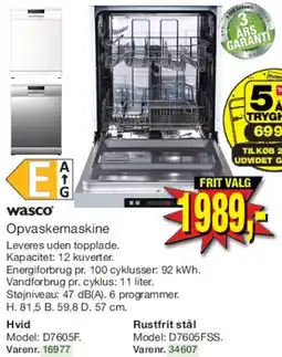 Harald Nyborg Opvaskemaskine tilbud