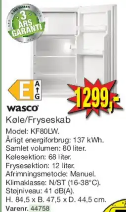 Harald Nyborg Køle/Fryseskab tilbud