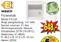 Harald Nyborg Fryseskab (Model F31LW) tilbud