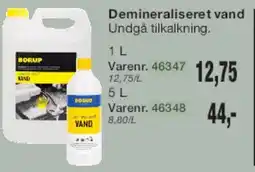 Harald Nyborg Demineraliseret vand tilbud