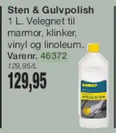 Harald Nyborg Sten & Gulvpolish 1 L tilbud