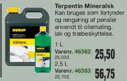 Harald Nyborg Terpentin Mineralsk tilbud