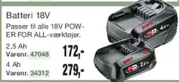 Harald Nyborg Batteri 18V tilbud