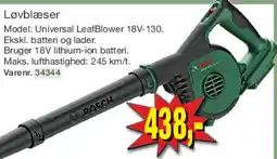 Harald Nyborg Løvblæser (Universal LeafBlower 18V-130) tilbud