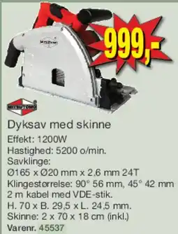 Harald Nyborg Dyksav med skinne tilbud