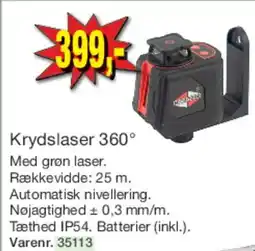 Harald Nyborg Krydslaser med stativ tilbud