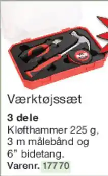 Harald Nyborg Værktøjssæt (3 dele) tilbud