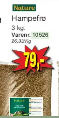 Harald Nyborg Hampefrø tilbud