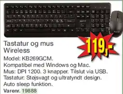 Harald Nyborg Tastatur og mus Wireless tilbud