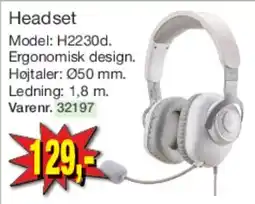 Harald Nyborg Headset tilbud