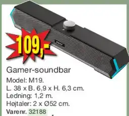 Harald Nyborg Gamer-soundbar tilbud