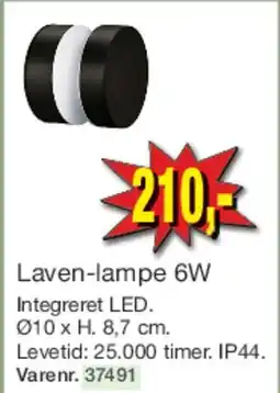 Harald Nyborg Laven-lampe 6W tilbud