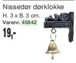 Harald Nyborg Nissedør dørklokke (variant area) tilbud
