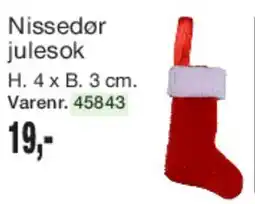 Harald Nyborg Nissedør julesok tilbud