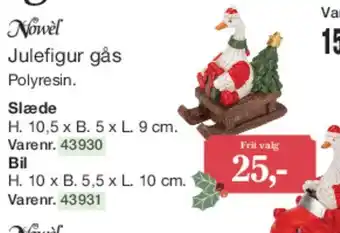 Harald Nyborg Julefigur (gås / slæde / bil) tilbud