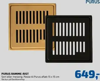 Purus Ramme-Rist