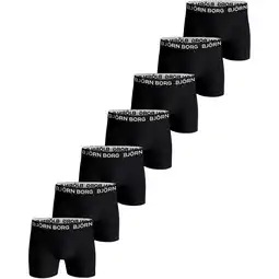 Sport 24 Björn Borg 7-Pack Cotton Stretch Boxershorts tilbud