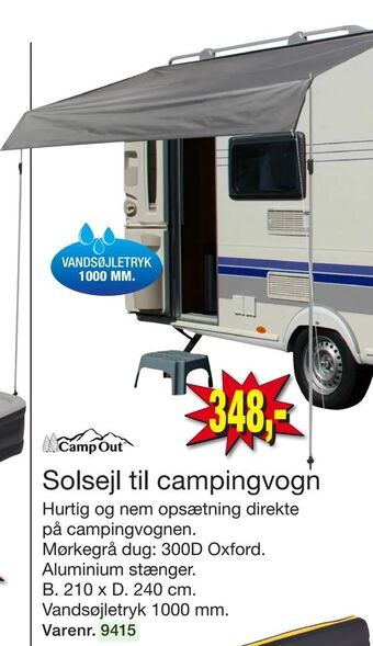 Harald Nyborg Solsejl til campingvogn tilbud
