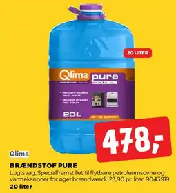 jem & fix Brandstof Pure (20 L) tilbud