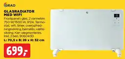 jem & fix Glasradiator med WiFi tilbud