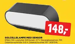 jem & fix Solcellelampe med sensor tilbud