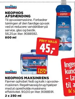 jem & fix Neophos - afspænding / maskinrens (frit valg) tilbud