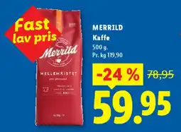Lidl MERRILD Kaffe tilbud