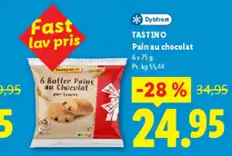Lidl TASTINO Pain au chocolat tilbud