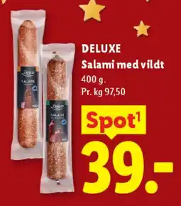 Lidl Salami med vildt tilbud